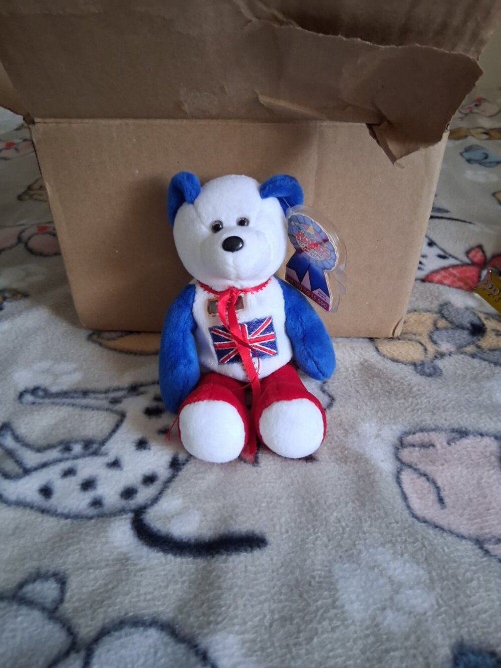 cute stuffed teddy bear from London